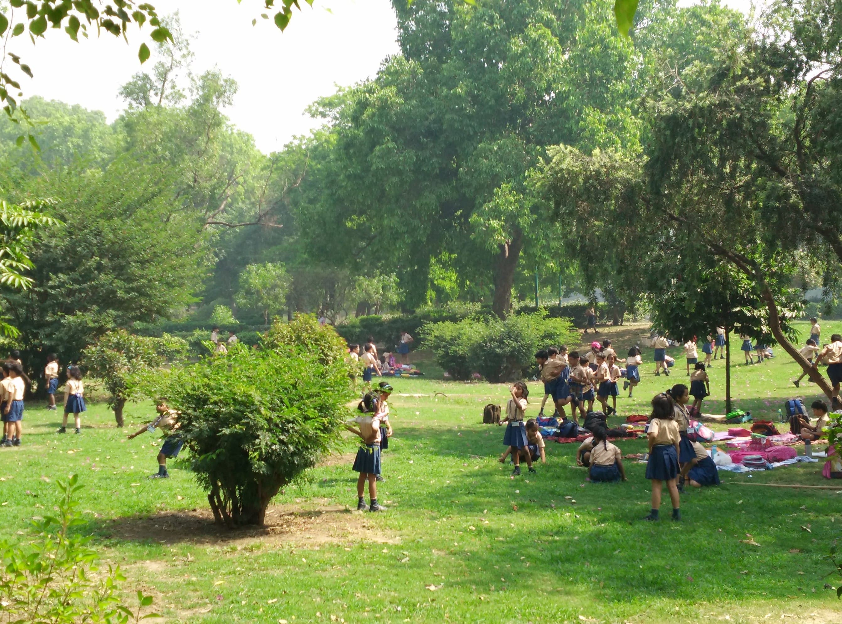 Some school children on their picnic. I now remember my school days when we were brought here a lot. Those were some glorious times