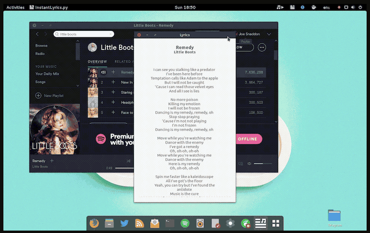 Instant Lyrics